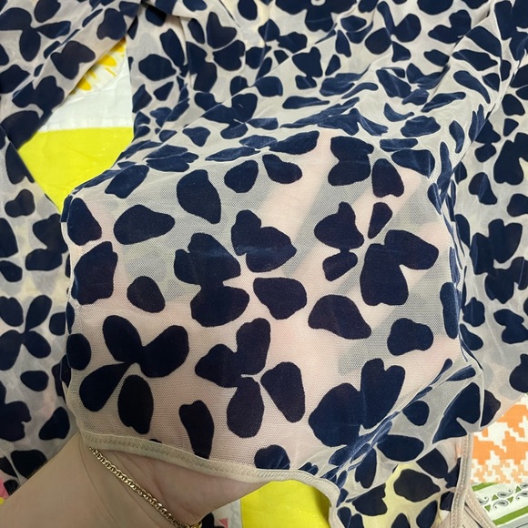 Victoria’s Secret mesh flower bodysuit - Picture 3 of 4